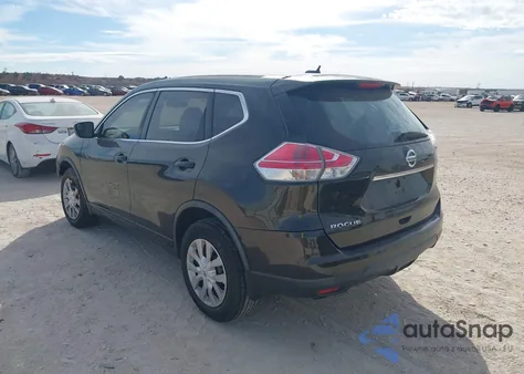 2016 Nissan Rogue S из США, поврежденный, VIN JN8AT2MTXGW005486